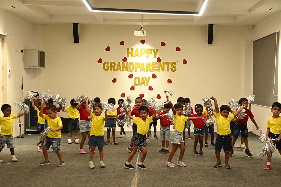 Gransparents day celebration image - Yuvabharathi Nursery