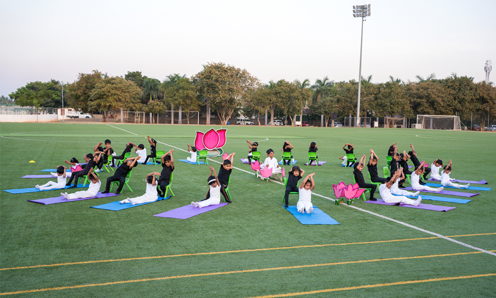 Sports day celebration image - Yuvabharathi Nursery