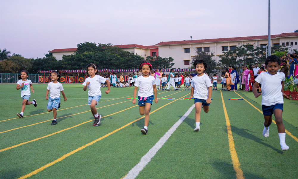 Sports day celebration image - Yuvabharathi Nursery