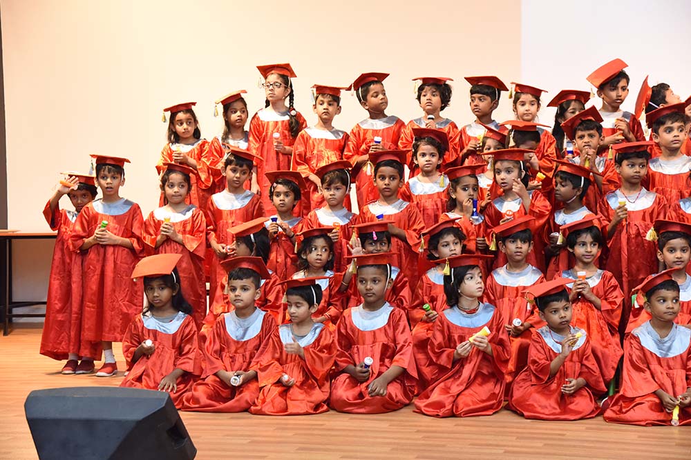 Graduation day celebration image - Yuvabharathi Nursery