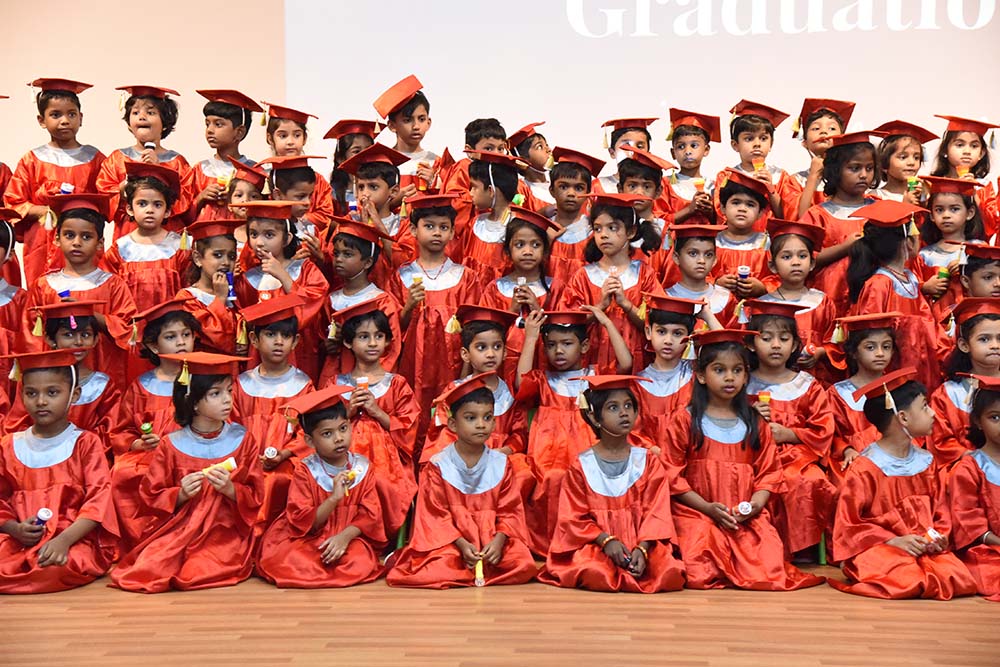 Graduation day celebration image - Yuvabharathi Nursery