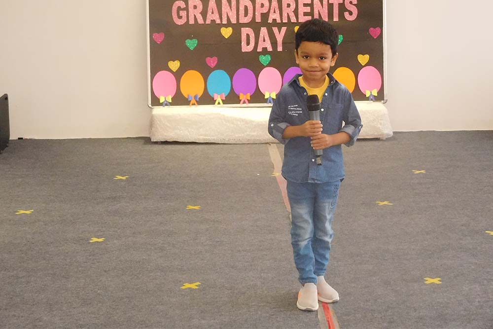 Grandparents day celebration image - Yuvabharathi Nursery