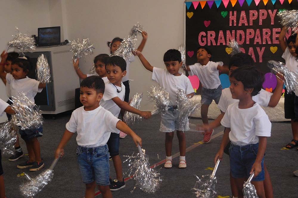 Grandparents day celebration image - Yuvabharathi Nursery