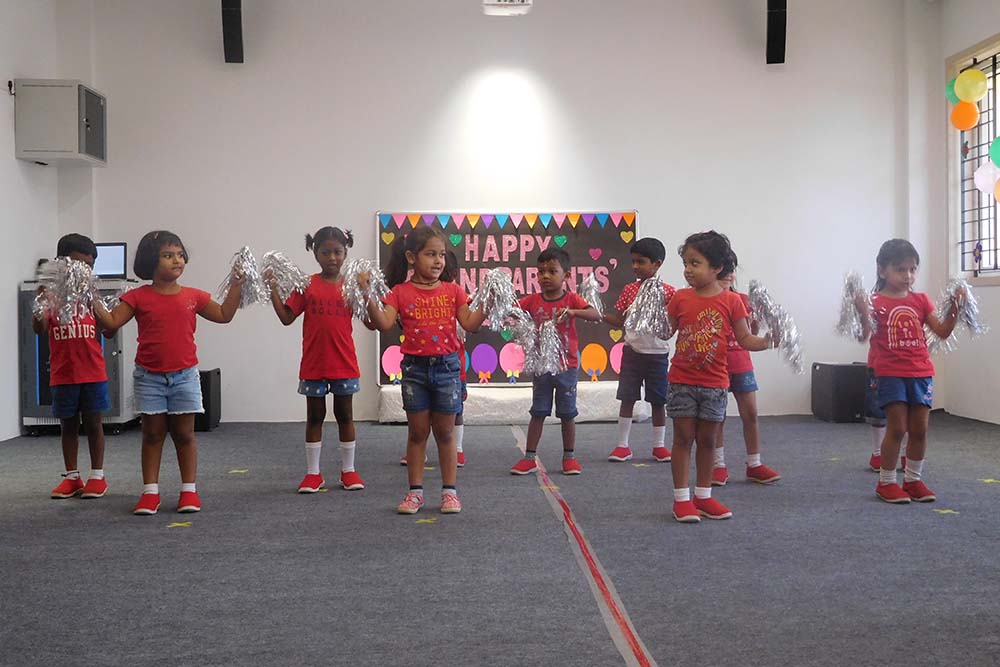 Grandparents day celebration image - Yuvabharathi Nursery