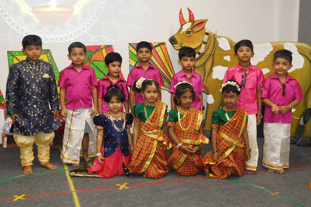 Pongal celebration image - Yuvabharathi Nursery