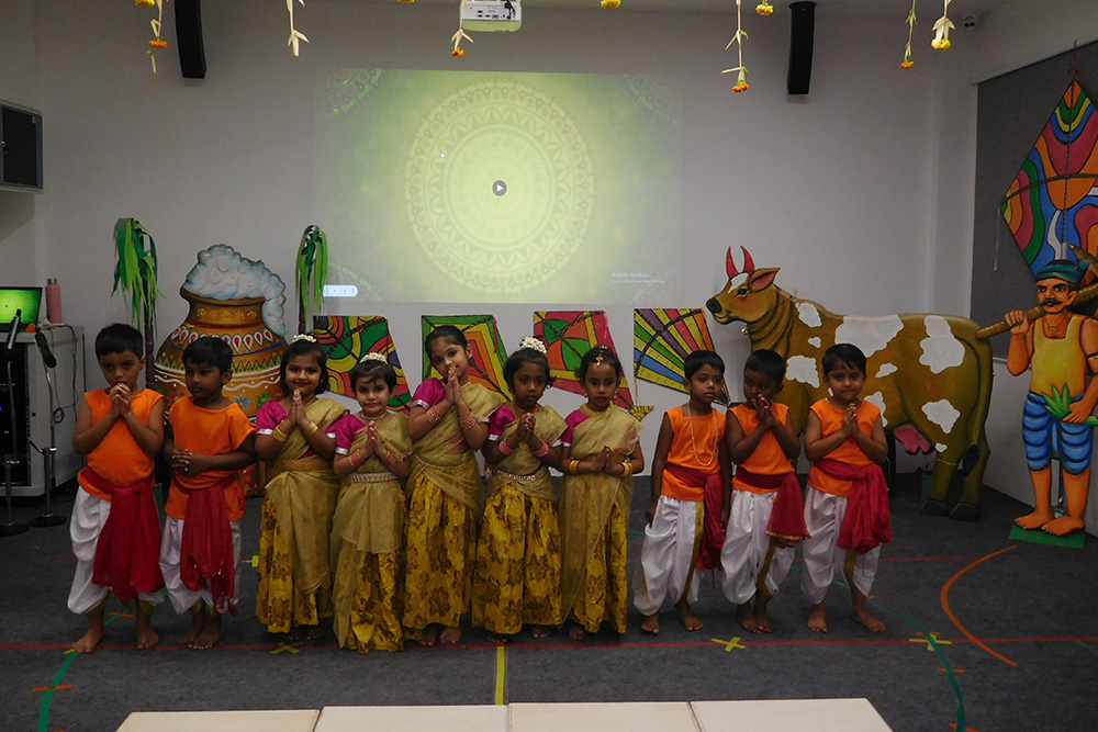 Pongal celebration image - Yuvabharathi Nursery