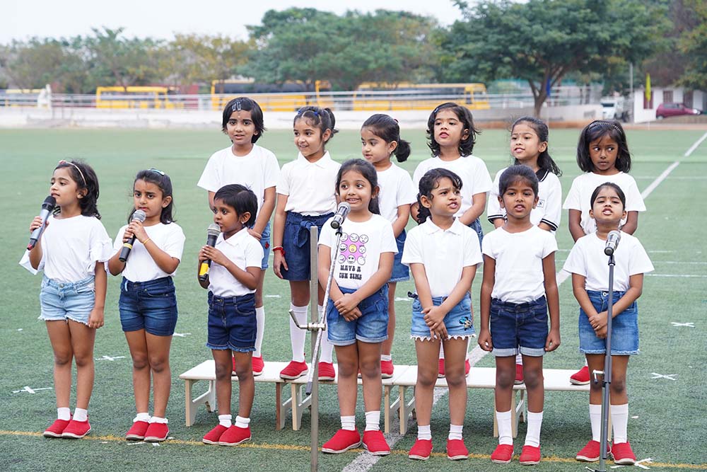 Sports day celebration image - Yuvabharathi Nursery