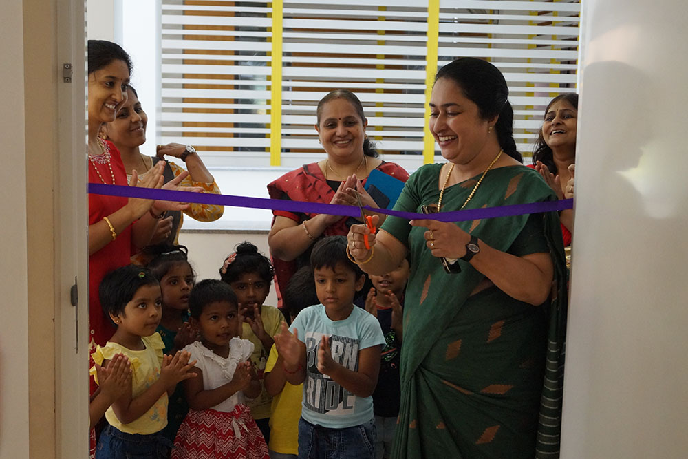 Colours day celebration image - Yuvabharathi Nursery