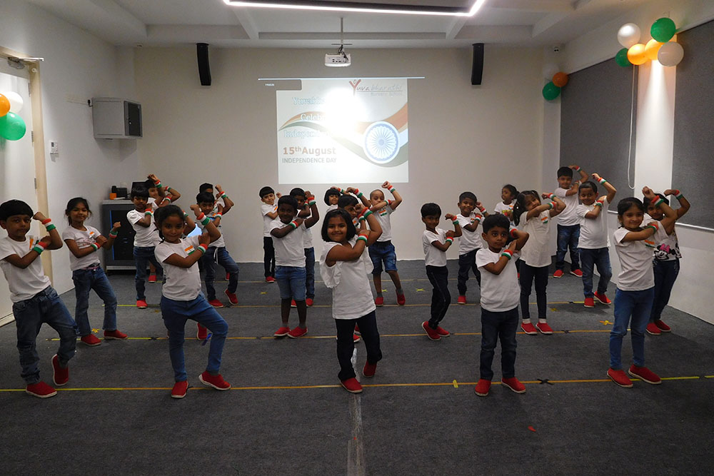 Independence day celebration image - Yuvabharathi Nursery